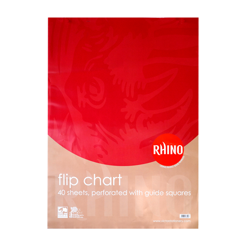 Rhino Flip Chart A1 40L 20sq Bl Pk5