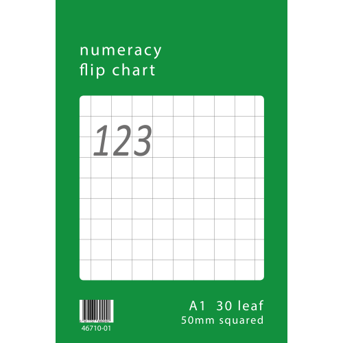 GHP Numeracy Flipchart A1 30 Leaf (Pack of 5)