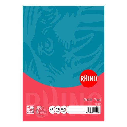 RHINO A4 Refill Pad 80 Leaf, F8 (Pack 6)