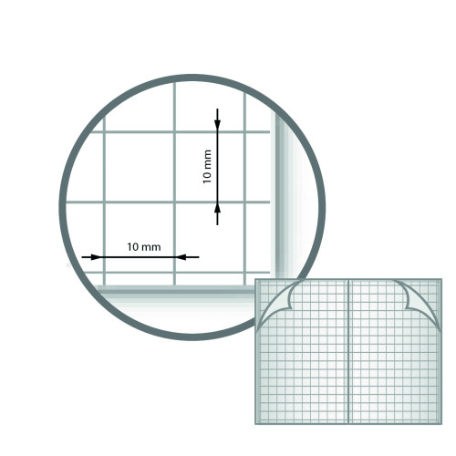 Notes Exercise Book A4+ (340x240) 80 pages 10mm Squares - Pack of 50