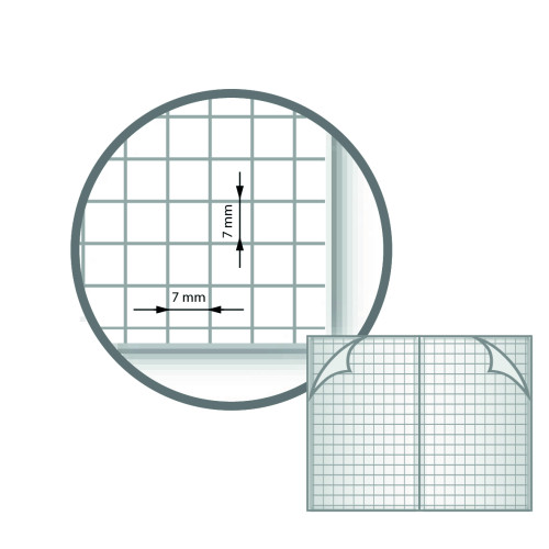 Notes Exercise Book 9" x 7" (230x180) 80 pages 7mm Squares - Pack of 100