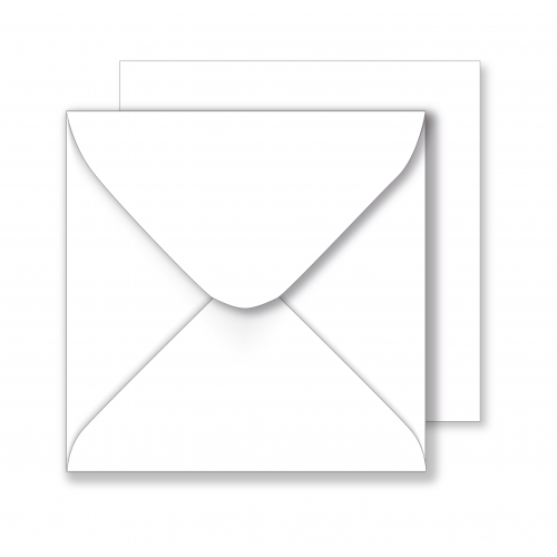 Essentials Square  White Envelopes - 160mm x 160mm - 1 Envelope