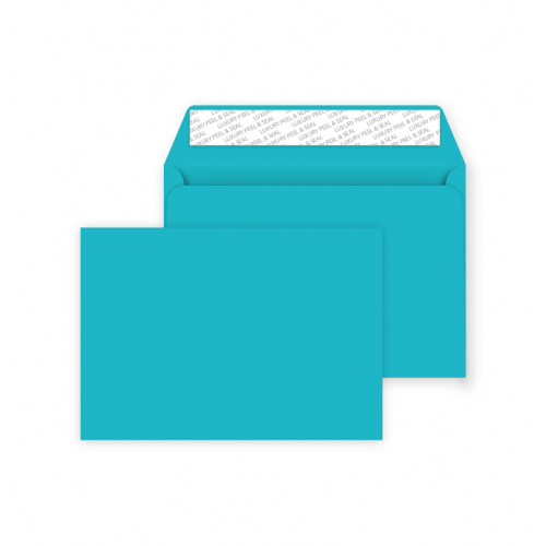 C6 Peel and Seal Envelope - Cocktail Blue - 50 Envelopes