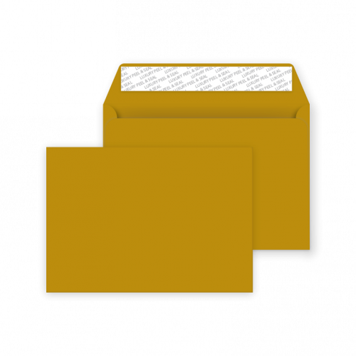 C6 Peel and Seal Envelope - Metallic Gold - 50 Envelopes
