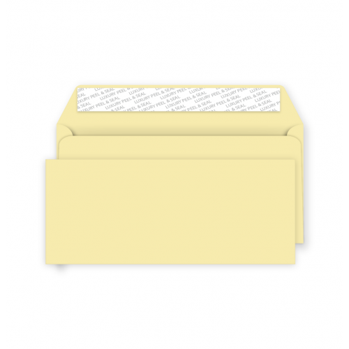 DL Peel and Seal Envelope - Vanilla Ice Cream - 50 Envelopes