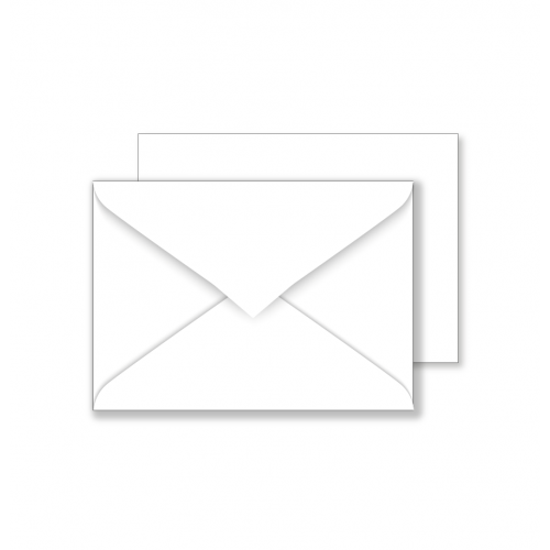Essentials C6 White Envelopes - 50 Envelopes