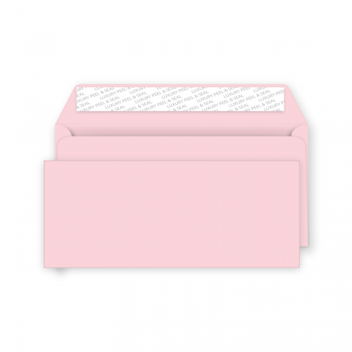 DL Peel and Seal Envelope - Baby Pink - 50 Envelopes