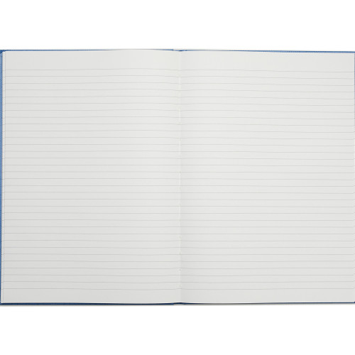 Rhino Casebound Books A4 192 Pages 8mm Ruled Dark Blue Cover
