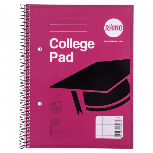 RHINO A5+ College Pad 70 Leaf, F8M (Pack 10)