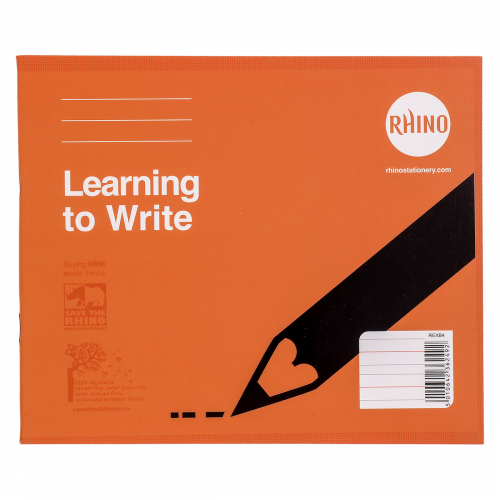 RHINO 6 x 8 Learn to Write Book 32 Page, Narrow-Ruled LTW4B:15R (Pack 25)