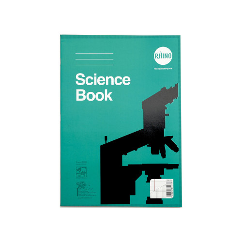 RHINO A4 Science Book 64 Page, F8M and 1:5:10 Graph Ruling (Pack 10)