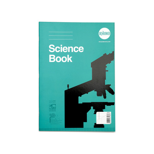 RHINO A4 Science Book 64 Page, F8M and 2:10:20 Graph Ruling (Pack 10)