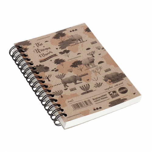 Rhino Spiral Notebook A6 100L F7 Pk6