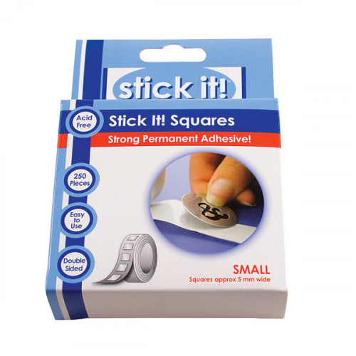 STICK IT SQUARES - SMALL 5MM - PK250
