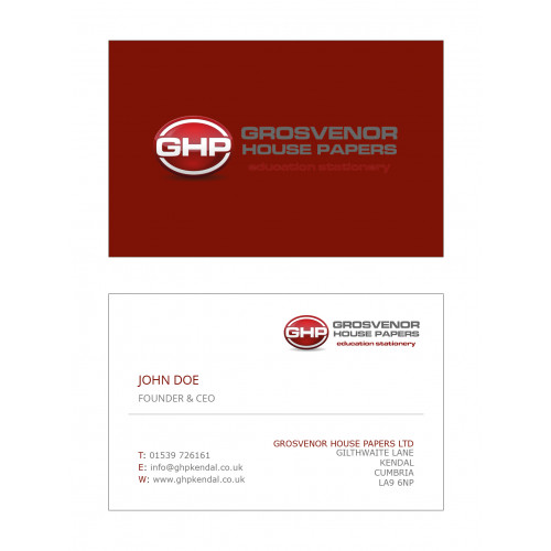 Business Cards Red