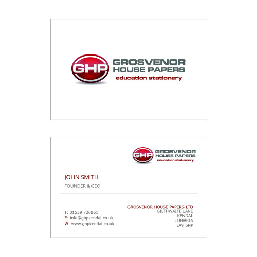 Business Card White - Pack of 50