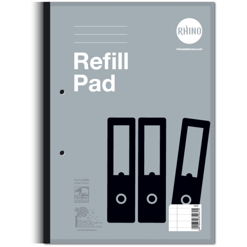 Rhino Refill Pads A4 80L F8M SB Pk10