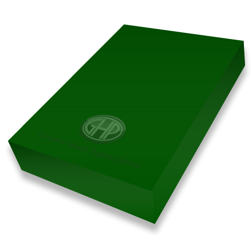Coloured Card A4 300 Micron - Dark Green - Pack of 50 Sheets