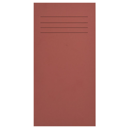 RHINO 8 x 4 Vocabulary Notebook 32 Page, Red, F8 (Pack 100) - Overprinted
