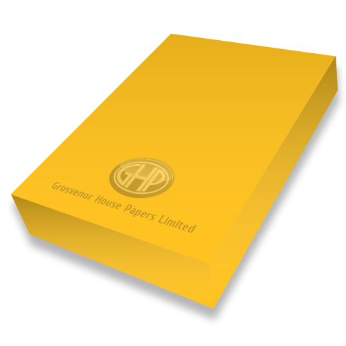 Coloured Card A4 300 Micron - Gold - Pack of 50 Sheets