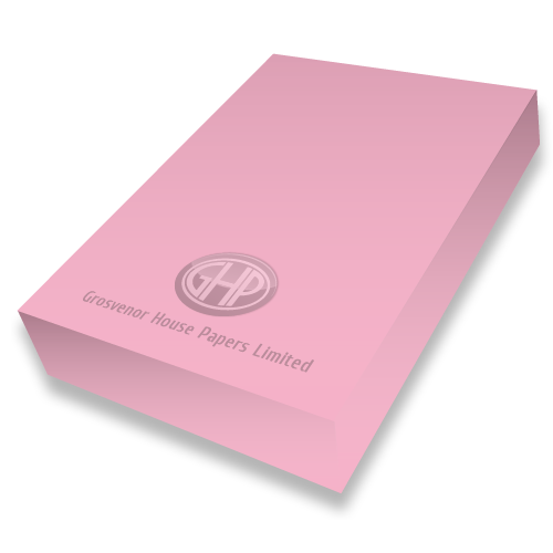 Coloured Card A4 300 Micron - Pink - Pack of 50 Sheets
