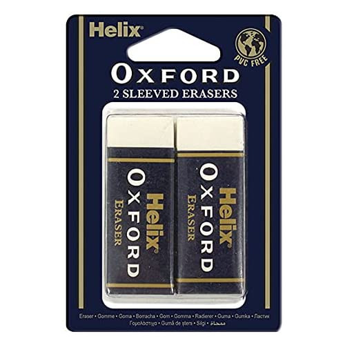Oxford Large Erasers 64x12x17mm - Pack of 2