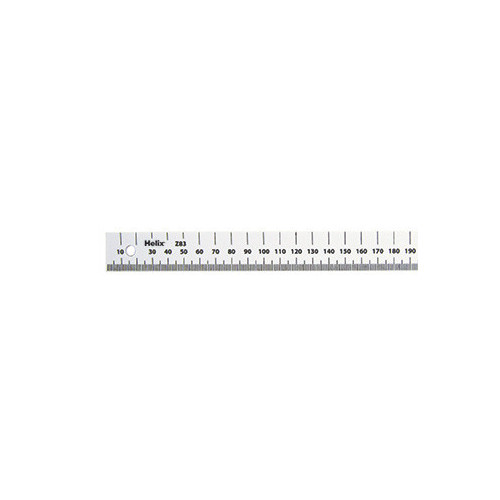Helix White 100cm Metric Ruler Each
