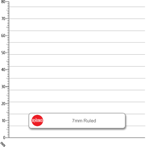 Rhino Spiral Notebook A6 100L F7 Pk6