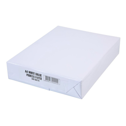 White Value Printer Paper A4 (210x297mm) Pk500
