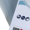 Rexel Super Fine A4 Document Folder, Glass Clear, 105mic, Cut Flush, Copy Safe, Pack 100
