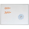 Rexel Magnetic Aluminium Frame Noticeboard 585x430mm