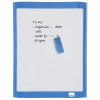 Nobo Magnetic Dry-Erase Noticeboard 216x280mm Assorted - Outer carton of 6