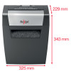 Rexel Momentum X406 Paper Shredder UK - Black