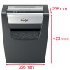 Rexel Momentum X410 Paper Shredder UK - Black