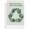 Rexel 100% Recycled A5 Punched Pocket Pack of 50 Clear