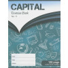 Capital Exercise Book 120 Pages 8mm Ruled and Margin - Printed Cover - Pack of 10