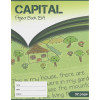 Capital Exercise Book 32 Pages Top Plain - Bottom 11mm Ruled - Printed Cover - Pack of 10