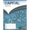 Capital Exercise Book 32 Pages 10mm Squared Printed Cover - Pack of 10