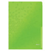 Leitz WOW Folder. For A4 document. Embossed long-lasting Polypropylene. Assorted. - Outer carton of 6