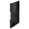 Leitz WOW Display Book Polypropylene. 40 pockets. 80 sheet capacity. A4. Black. - Outer carton of 10