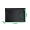 Leitz Recycle Document Wallet A4, Black - Outer carton of 10