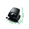 Leitz NeXXt Recycle Hole Punch 30 sheets, Black