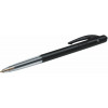 Bic M10 Clic Ball Pens Medium Nib - Black - Pack of 2