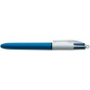 Bic 4 Colours Ball Pen Medium Nib - Black, Blue, Red and Green Ink - Single