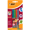 Bic Marking Color Permanent Marker - Assorted - Pack of 4