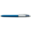 Bic 4 Colours Ball Pen Medium Nib - Black, Blue, Red and Green Ink - Pack of 12