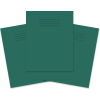 RHINO 9 x 7 Exercise Book 80 Page, Dark Green, F8/B (Pack 100)