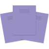 RHINO 9 x 7 Exercise Book 80 Page, Purple, F8M (Pack 100)