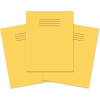 RHINO 9 x 7 Exercise Book 80 Page, Yellow, B (Pack 100)