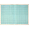 GHP A4 32 Page SEN Books - Brown with Blue Tinted Paper 10mm Squared - Pack of 10